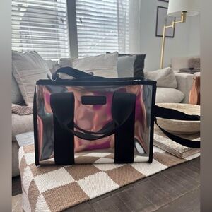 The Case-Mate Silver Chrome Jelly Tote Bag (medium crossbody)